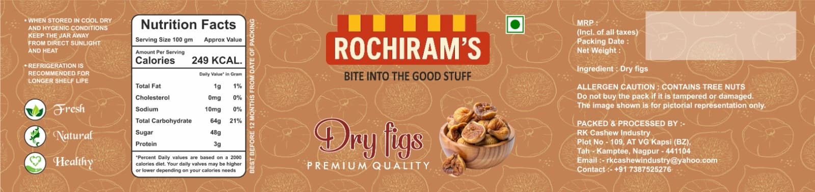 Dry Figs front label