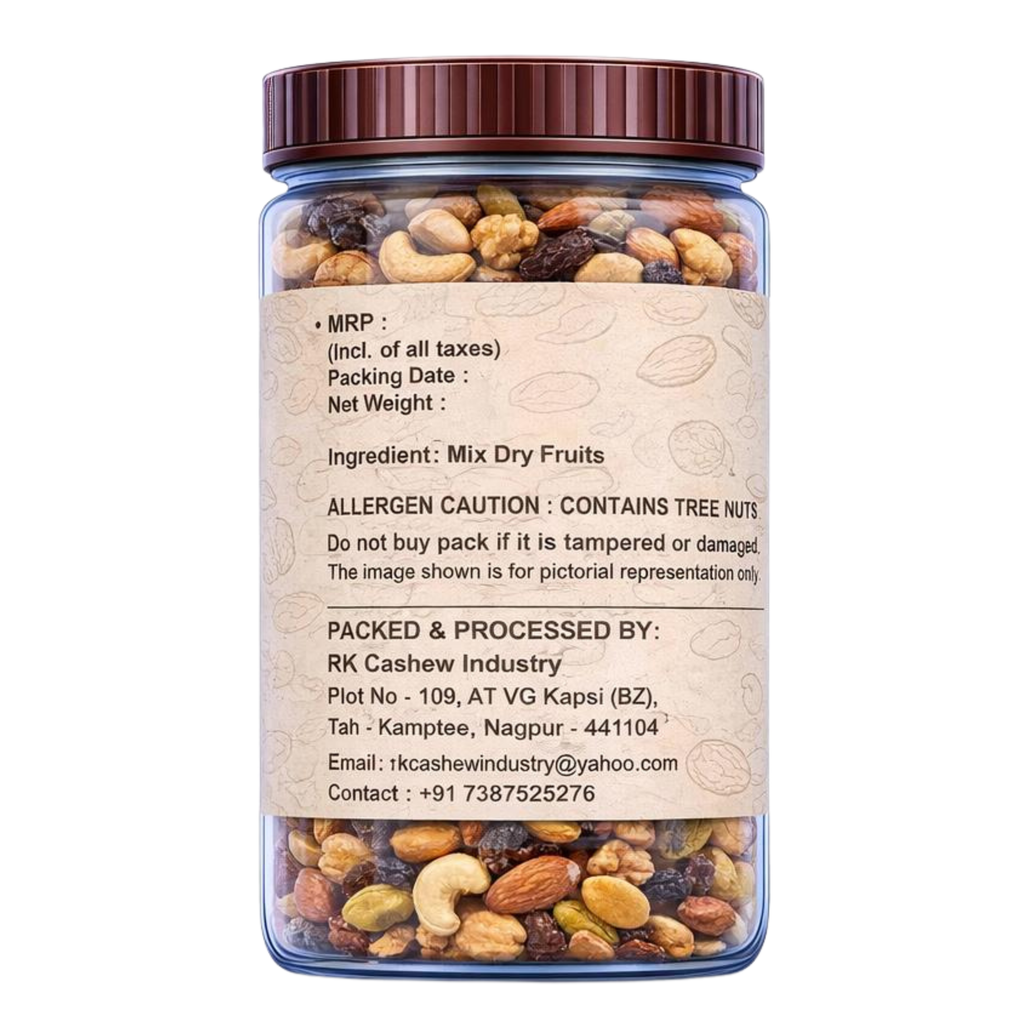 Premium Dry Fruit Mix | Assorted Nuts & Dried Fruits Gift Pack - Rochiram's