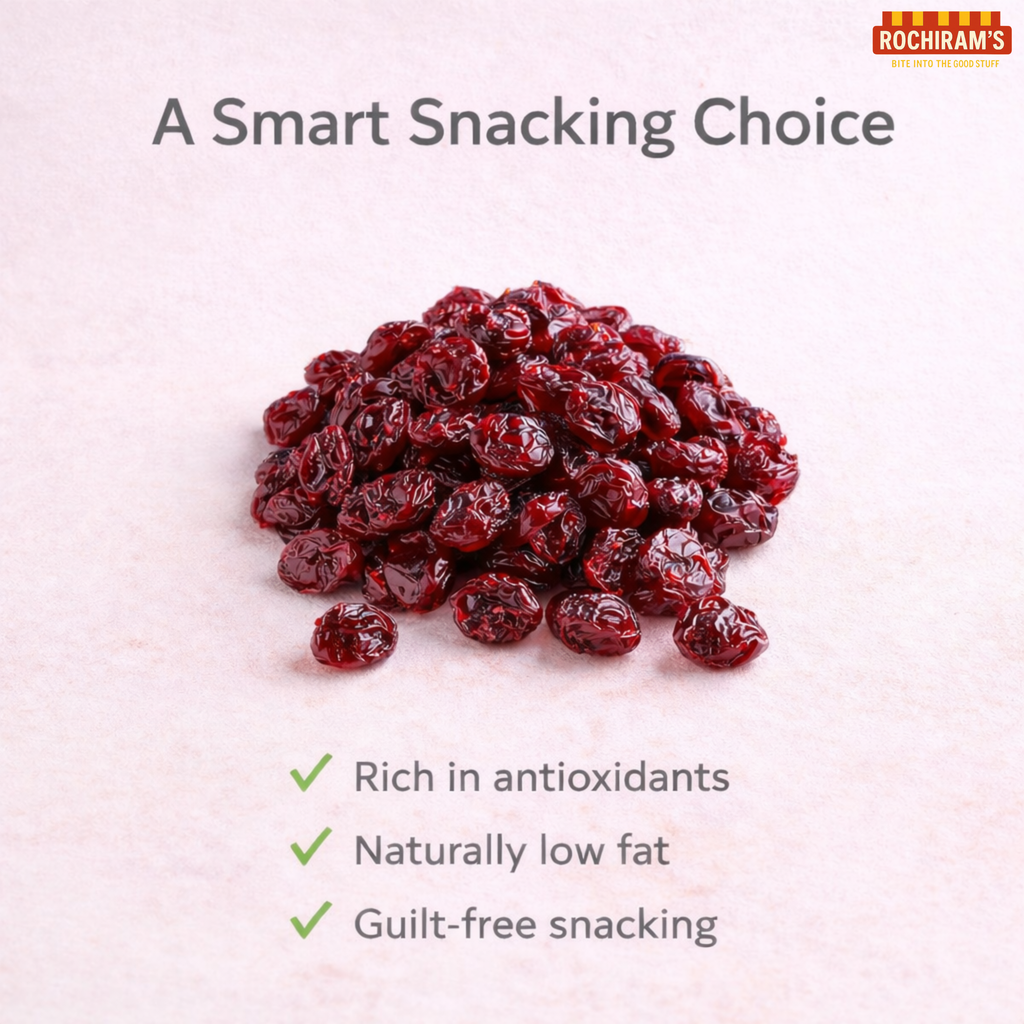 Dried Cranberries | Sweet & Tangy Superfood Berries - Rochiram's