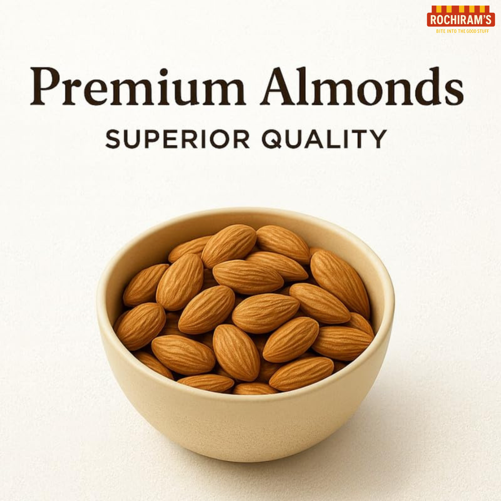 Almonds & Dry Figs Combo | Protein + Fibre Powerhouse - Rochiram's