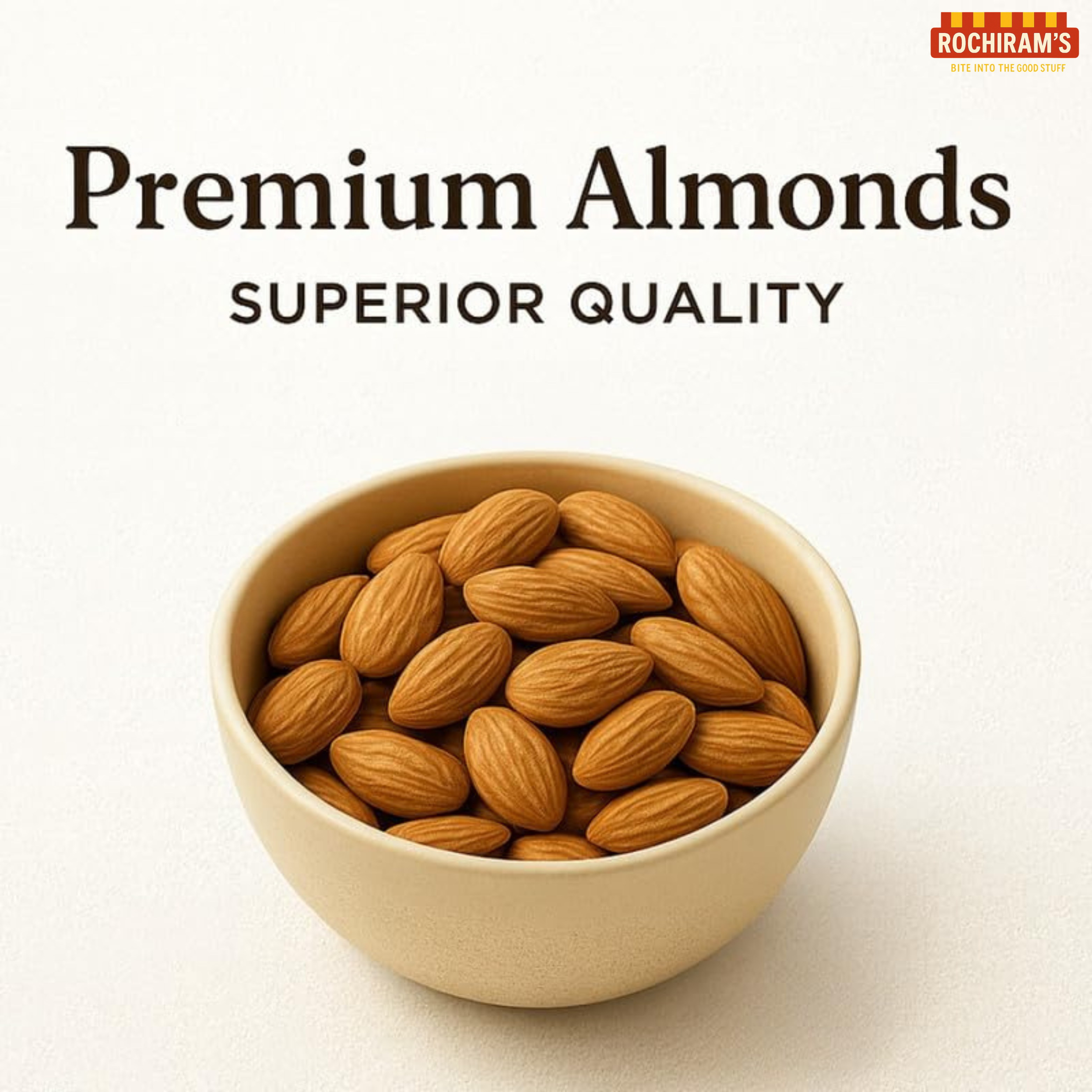 Almonds & Dry Figs Combo | Protein + Fibre Powerhouse - Rochiram's