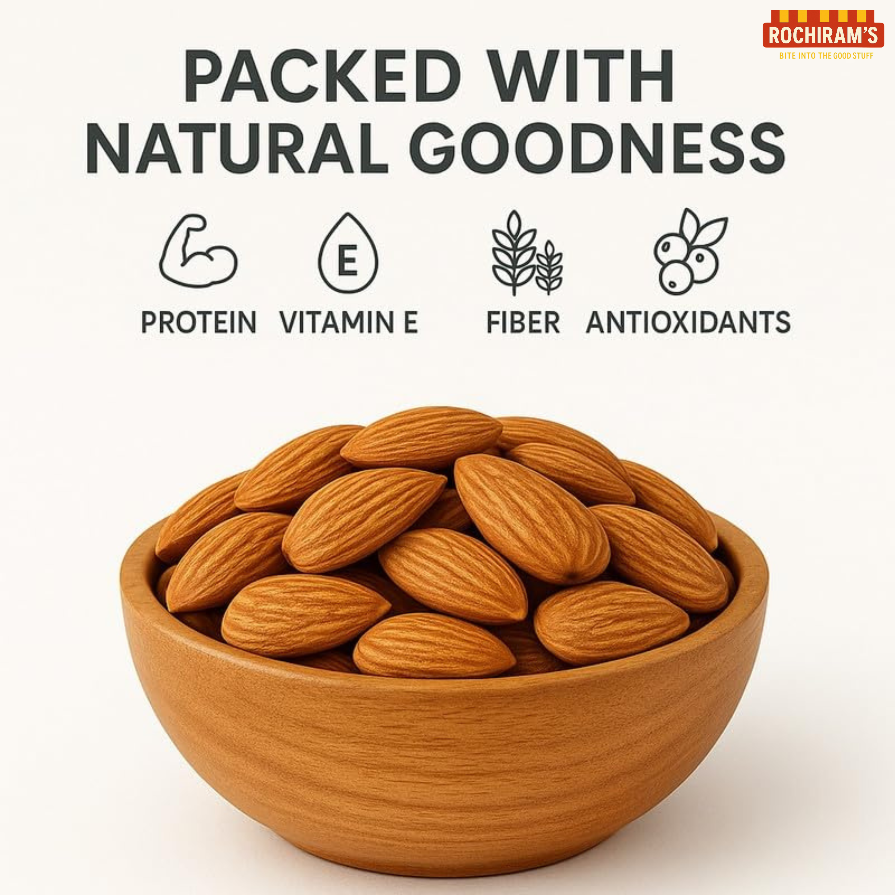 Almonds & Raisins Combo | Classic Healthy Snack Duo - Rochiram's