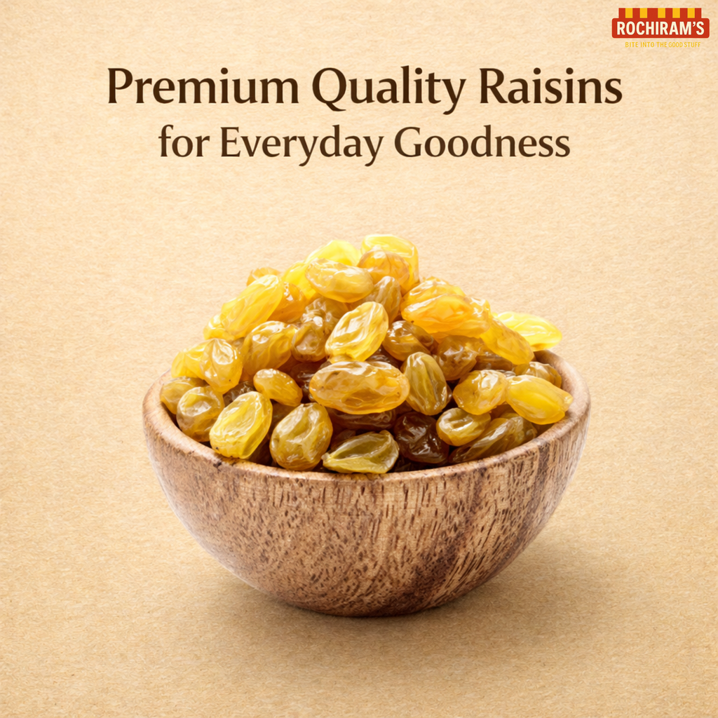 Almonds & Raisins Combo | Classic Healthy Snack Duo - Rochiram's