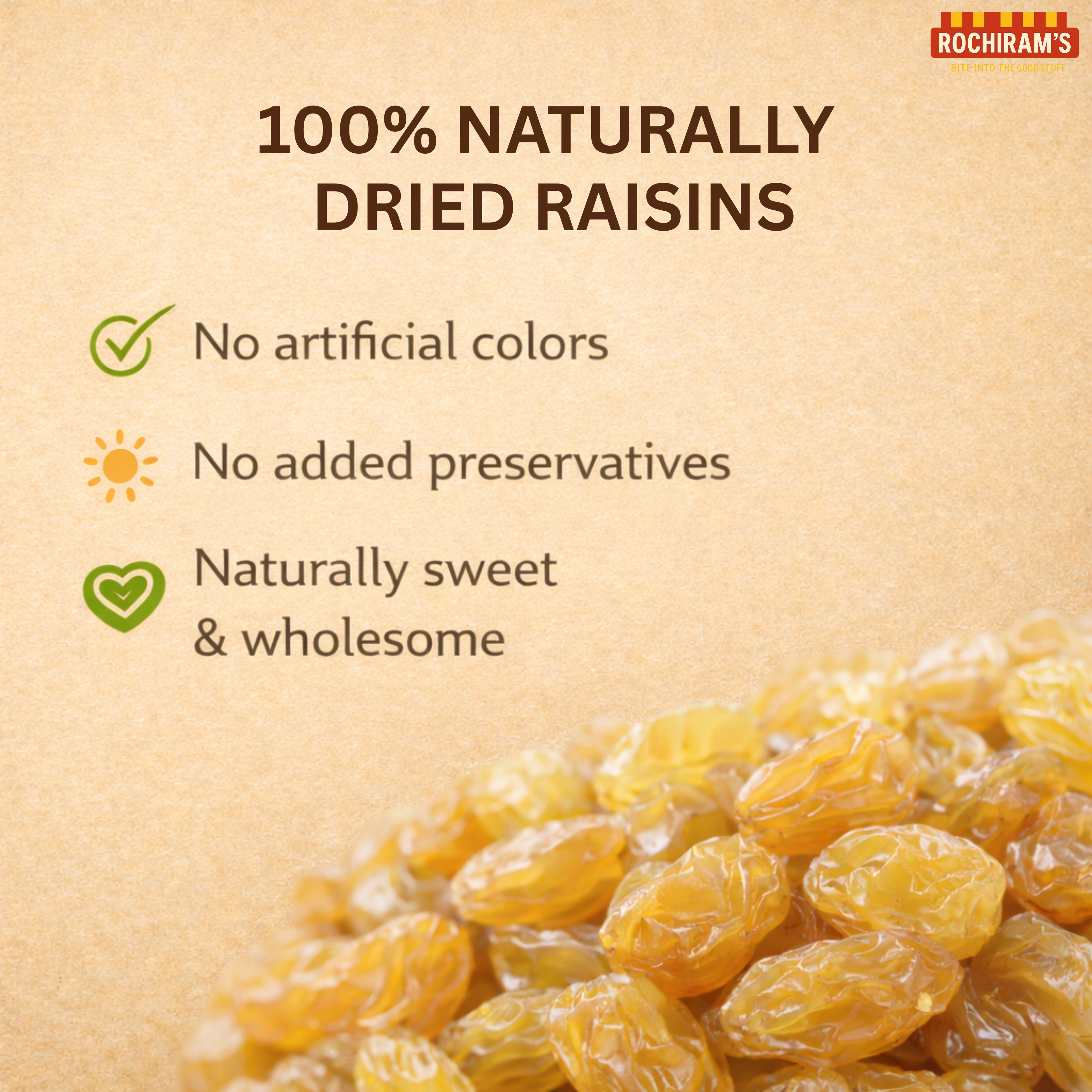 Almonds & Raisins Combo | Classic Healthy Snack Duo - Rochiram's