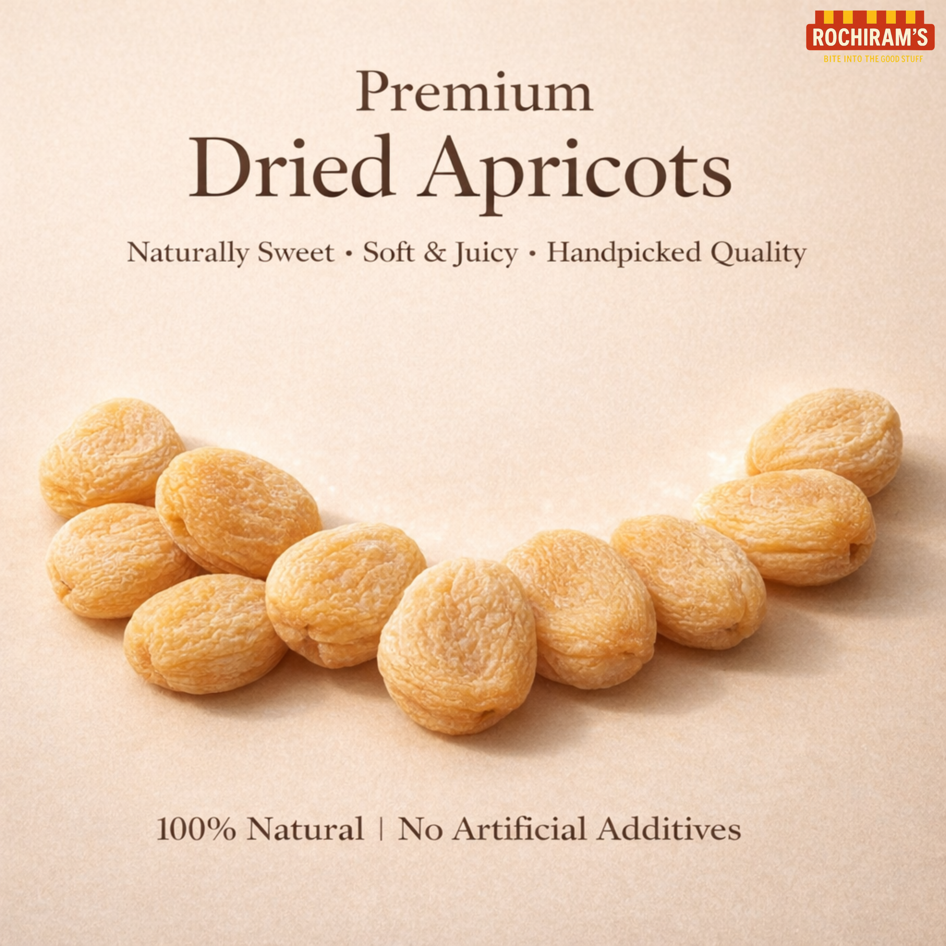 Almonds & Dried Apricot Combo | Vitamin E + Beta-Carotene Duo - Rochiram's