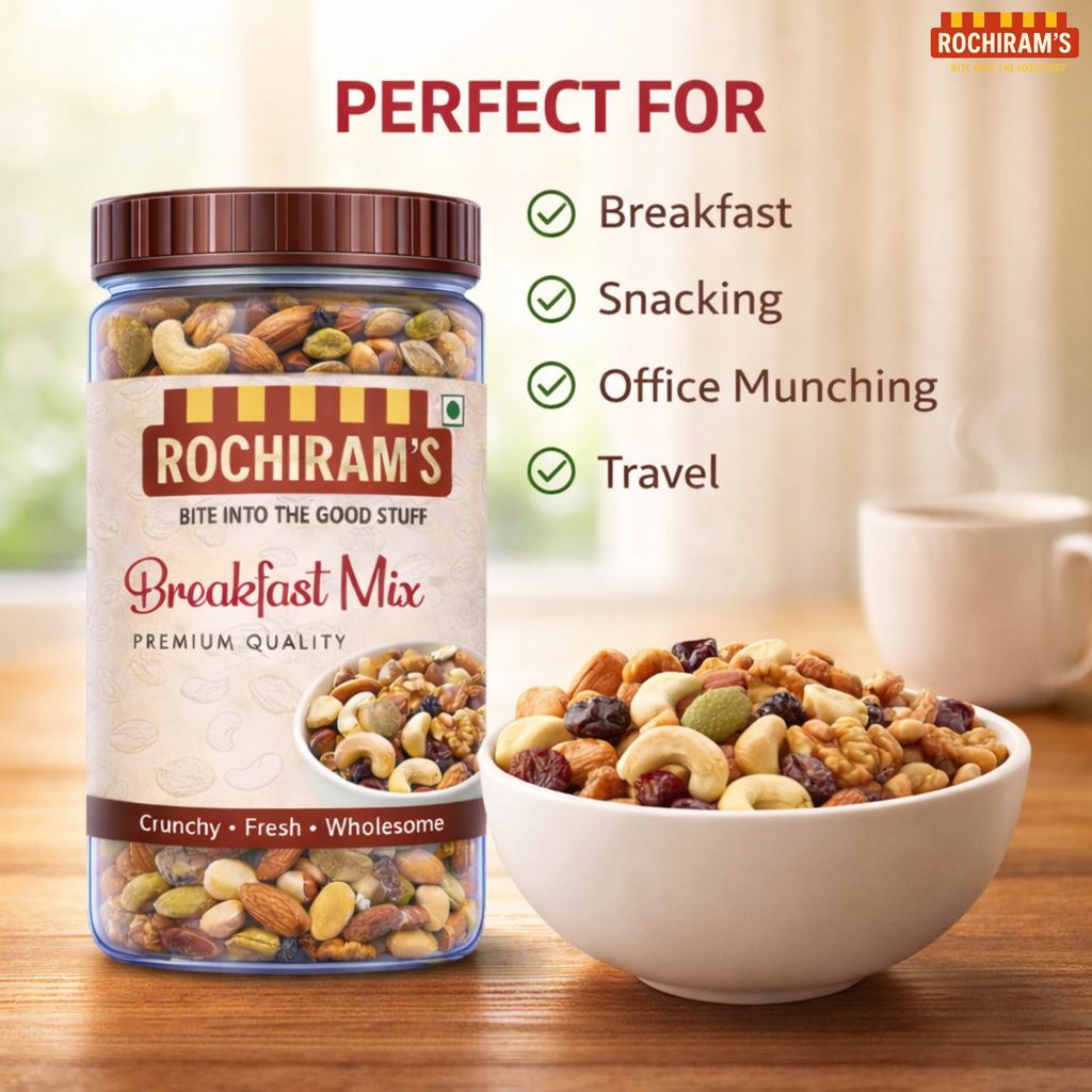 Premium Dry Fruit Mix | Assorted Nuts & Dried Fruits Gift Pack - Rochiram's