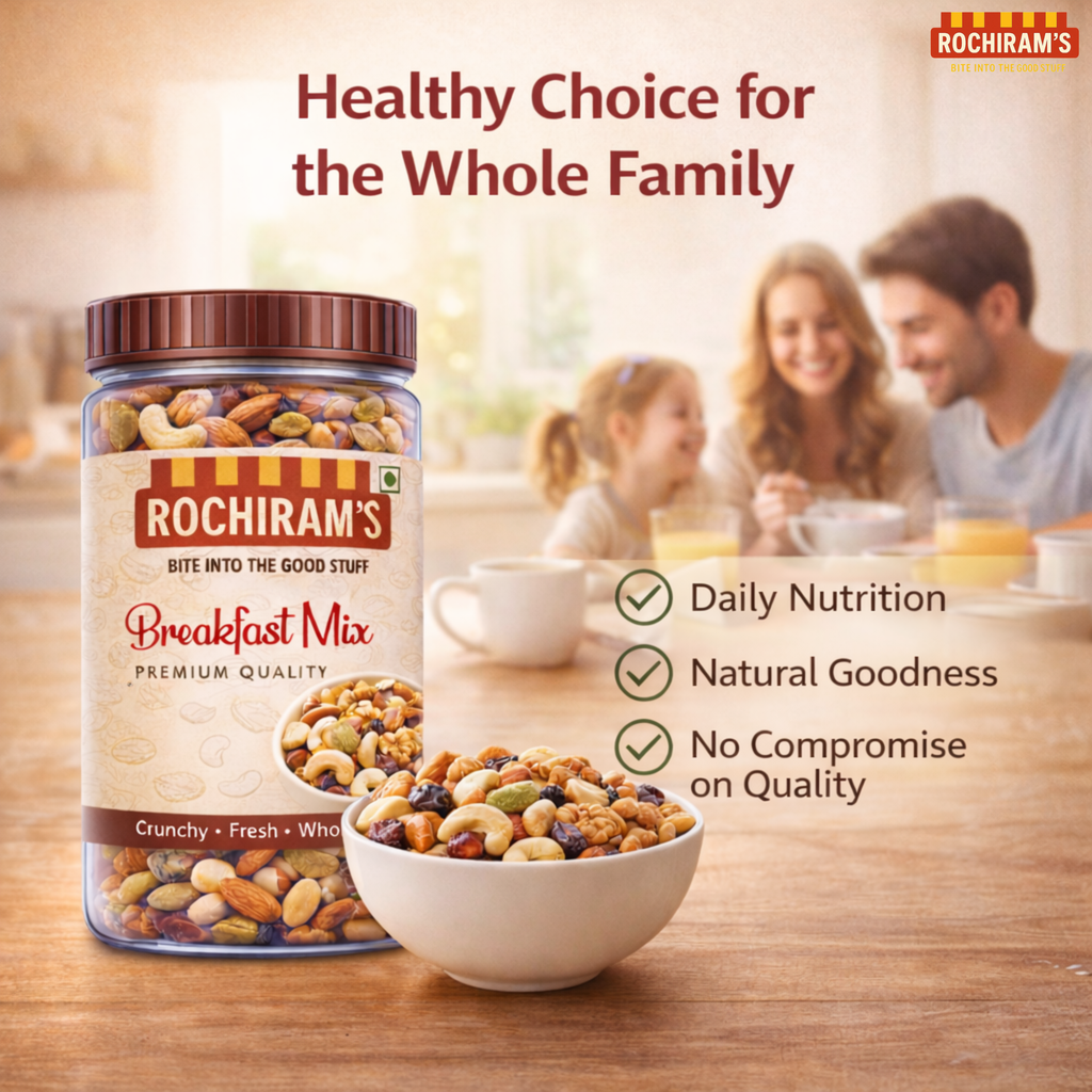 Premium Dry Fruit Mix | Assorted Nuts & Dried Fruits Gift Pack - Rochiram's
