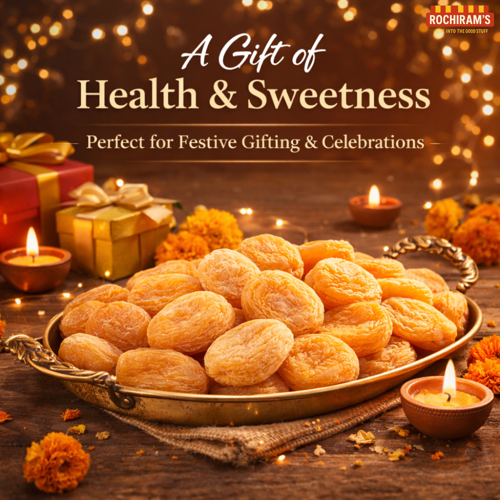 Almonds & Dried Apricot Combo | Vitamin E + Beta-Carotene Duo - Rochiram's