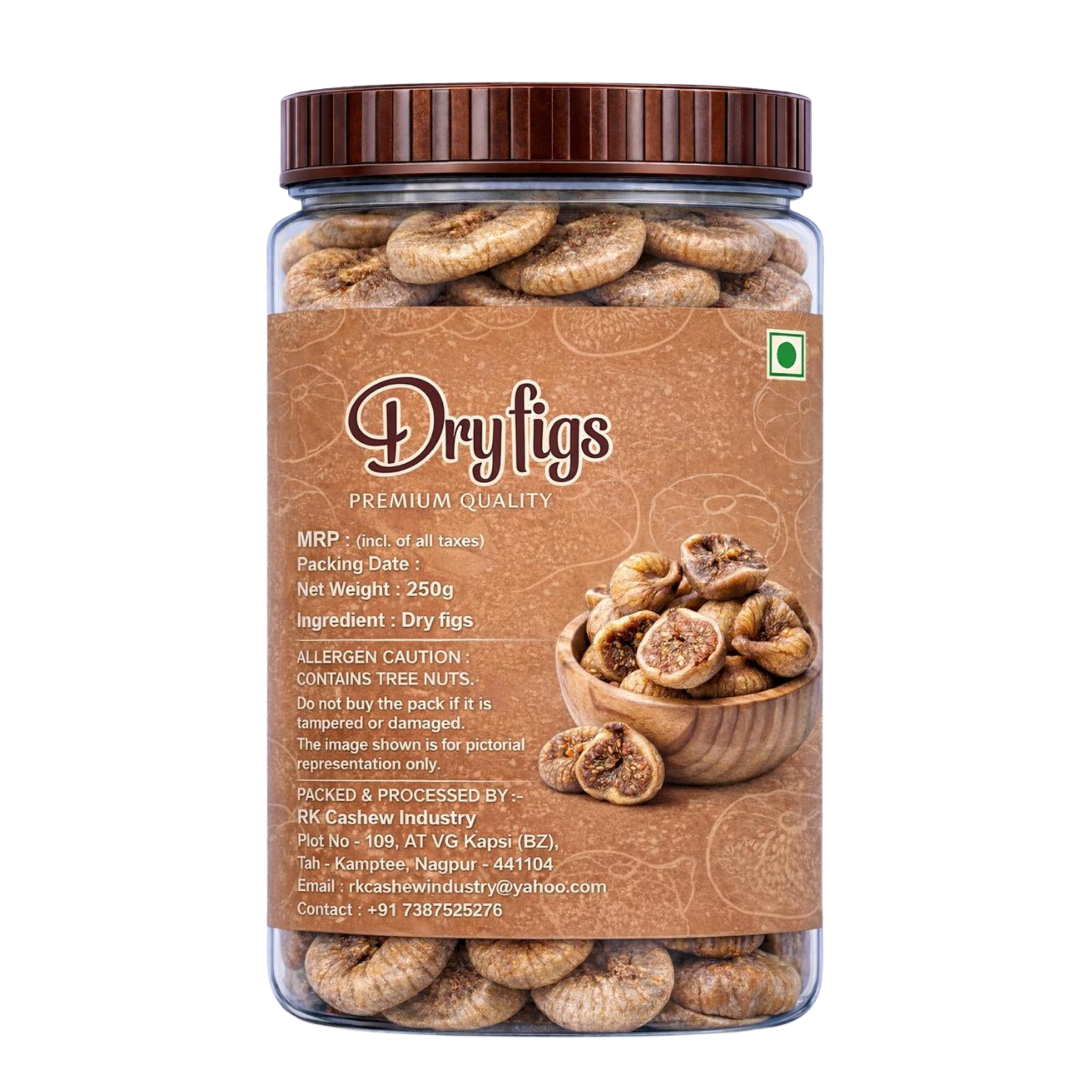 Almonds & Dry Figs Combo | Protein + Fibre Powerhouse - Rochiram's